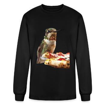 Hummingbird - Men's Long Sleeve T-Shirt - black - Front