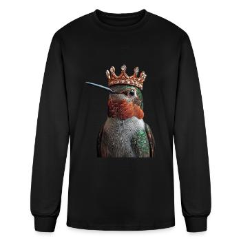 Hummingbird - Men's Long Sleeve T-Shirt - black - Front
