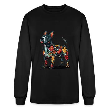 Bull Terrier - Men's Long Sleeve T-Shirt - black - Front