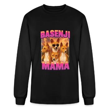 Basenji - Men's Long Sleeve T-Shirt - black - Front