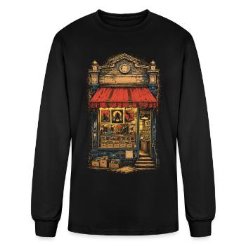 Comic Collector - Men's Long Sleeve T-Shirt - black - Front