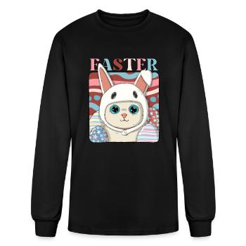 Easter Bunny - Men's Long Sleeve T-Shirt - black - Front