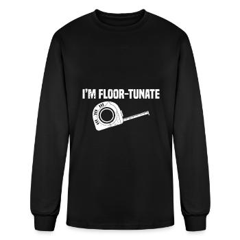 Tile Installer Flooring Installer Contractor - Men's Long Sleeve T-Shirt - black - Front