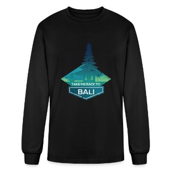Bali - Men's Long Sleeve T-Shirt - black - Front