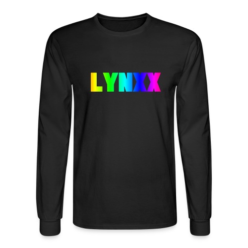 Rainbow Letters (LYNXX) - Men's Long Sleeve T-Shirt