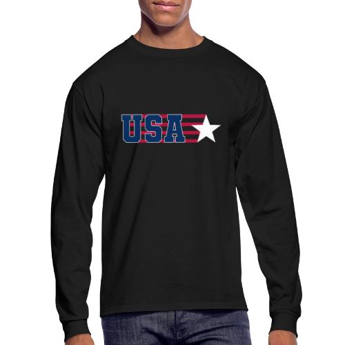 Star Stripe USA - Men's Long Sleeve T-Shirt