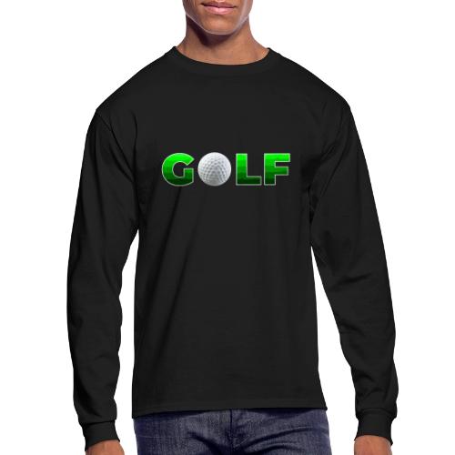 Golf Precision Wordmark - Men's Long Sleeve T-Shirt