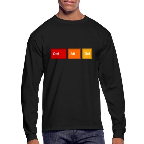 CTRL + ALT + DEL - Men's Long Sleeve T-Shirt