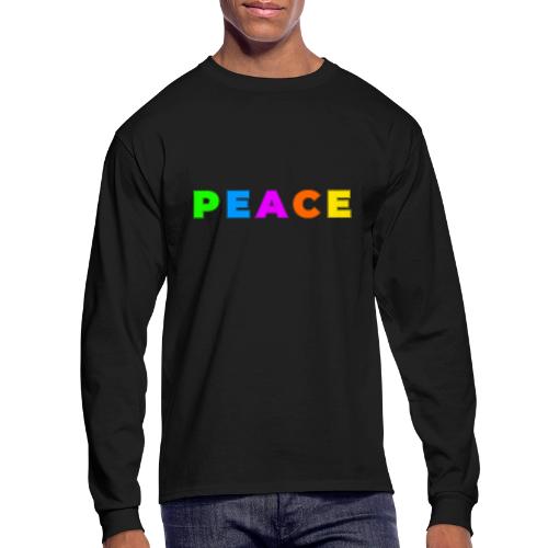 Peace in Every Color - Men's Long Sleeve T-Shirt