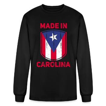 Carolina - Men's Long Sleeve T-Shirt - black - Front