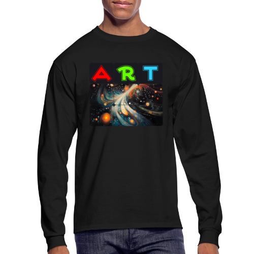 Swirls of Colorful Art - Men's Long Sleeve T-Shirt