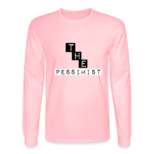The pessimist Abstract Design - Men's Long Sleeve T-Shirt