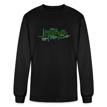 motivation - T-shirt à manches longues Homme - noir - Devant