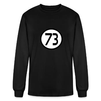 73 sheldon t-shirt - Men's Long Sleeve T-Shirt - black - Front