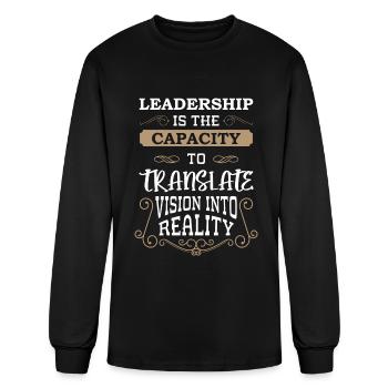 Boss Company Employee - Men's Long Sleeve T-Shirt - black - Front