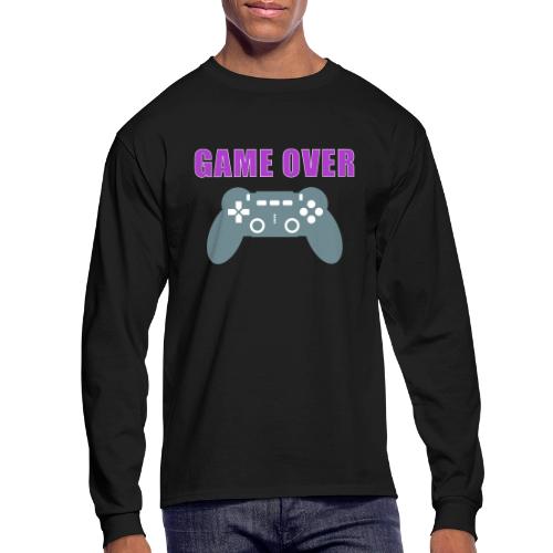 Game Over Gamer Controller Design - Men's Long Sleeve T-Shirt