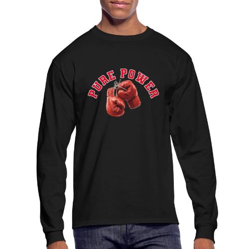 Boxing: Pure Power Punch - Men's Long Sleeve T-Shirt