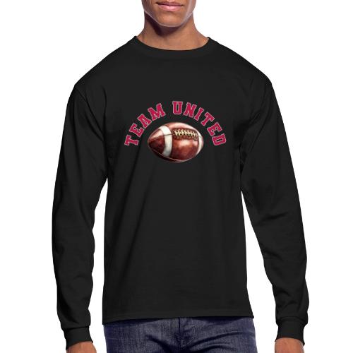 Team United American Football Design - Men's Long Sleeve T-Shirt