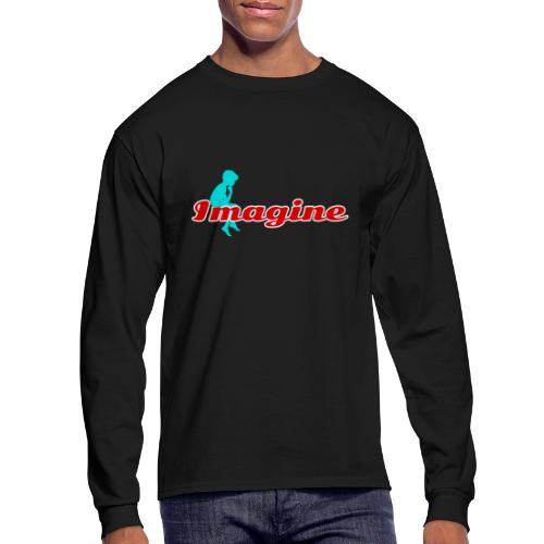 Imagine – Inspire Creativity & Dreams - Men's Long Sleeve T-Shirt