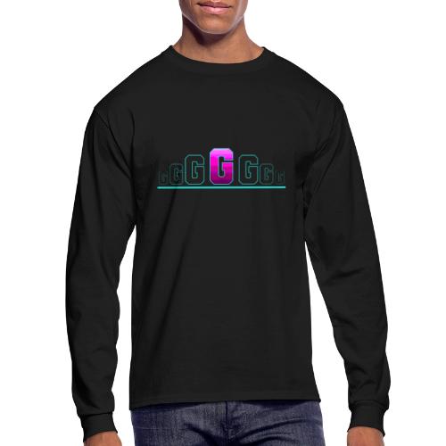 Letter G – Capital Varsity Alphabet Monogram - Men's Long Sleeve T-Shirt