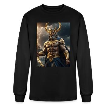 Zeus Jupiter Roman Greek God - Men's Long Sleeve T-Shirt - black - Front