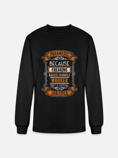 Paramedics Ambulance Paramedic - Men's Long Sleeve T-Shirt - black