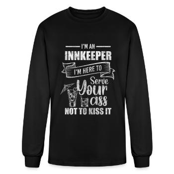 Tavern Shot Smoking - Men's Long Sleeve T-Shirt - black - Front