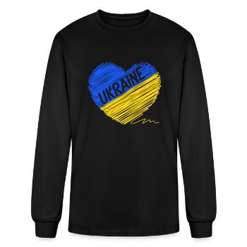 Ukraine -Pray For Ukraine - Victory Ukraine - Viva - Men's Long Sleeve T-Shirt - black - Front