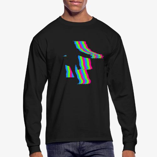 silhouette rainbow cut 1 - Men's Long Sleeve T-Shirt