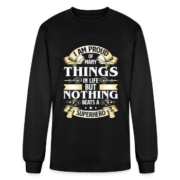 Everyday Savior Comic - Men's Long Sleeve T-Shirt - black - Front
