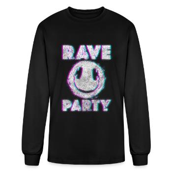 Rave Dj Disco - Men's Long Sleeve T-Shirt - black - Front