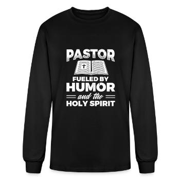 Pastor - Men's Long Sleeve T-Shirt - black - Front