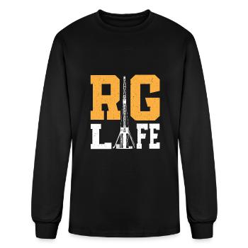 Plate-forme pétrolière Roughneck - T-shirt à manches longues Homme - noir - Devant
