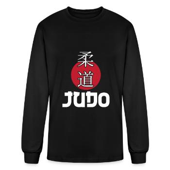 Judo - Men's Long Sleeve T-Shirt - black - Front