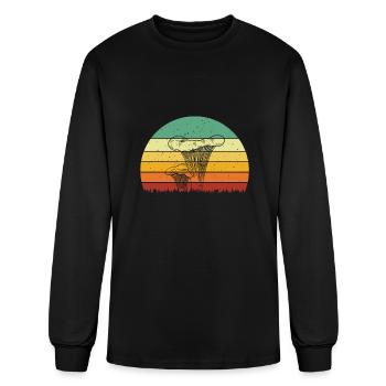 Chanterelle Shirt - Men's Long Sleeve T-Shirt - black - Front