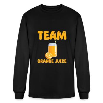 Team Orange Juice - Men's Long Sleeve T-Shirt - black - Front