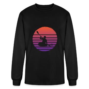 Canoe Polo - Men's Long Sleeve T-Shirt - black - Front
