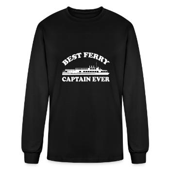 Best Ferry Captain Ever - Men's Long Sleeve T-Shirt - black - Front