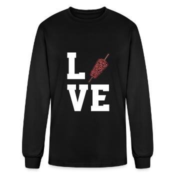 Love Doner Kebab - Men's Long Sleeve T-Shirt - black - Front