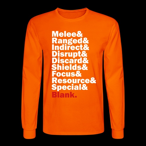 Discard to Reroll - Sides of the Die - Men's Long Sleeve T-Shirt