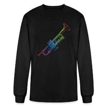 Trumpeter - Men's Long Sleeve T-Shirt - black - Front