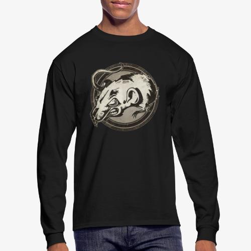 Wild Rat Grunge Animal - Men's Long Sleeve T-Shirt
