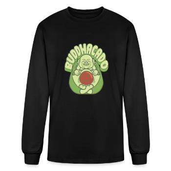 Buddha Buddhism Buddhist - Men's Long Sleeve T-Shirt - black - Front