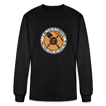 Prospecting Prospector - Men's Long Sleeve T-Shirt - black - Front