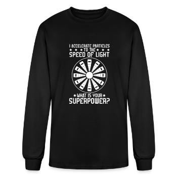 Physics Physicist Applied Physics - Men's Long Sleeve T-Shirt - black - Front