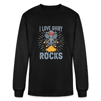 Prospecting Prospector - Men's Long Sleeve T-Shirt - black - Front