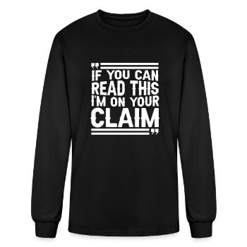 Prospecting Prospector - Men's Long Sleeve T-Shirt - black - Front