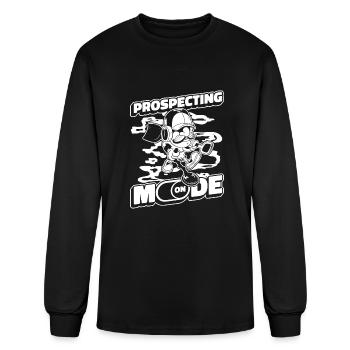 Prospecting Prospector - Men's Long Sleeve T-Shirt - black - Front
