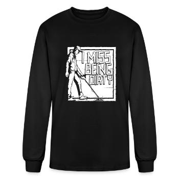 Prospecting Prospector - Men's Long Sleeve T-Shirt - black - Front