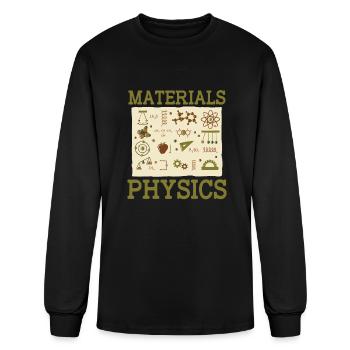 Physics Physicist Applied Physics - Men's Long Sleeve T-Shirt - black - Front